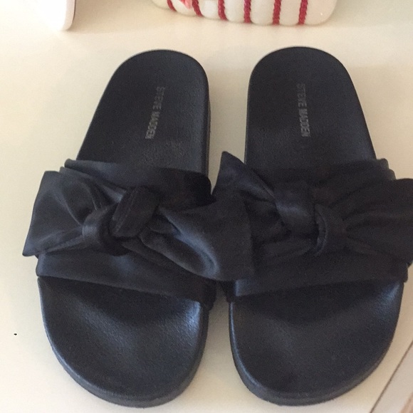 steve madden bow slides